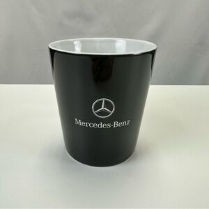 Mercedes logo Black Ceramic Mug